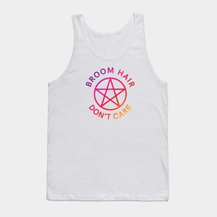 Broom Hair Don't Care Funny Pagan Wiccan Cheeky Witch® Tank Top